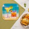 8 Ct. 7.25" Summer Cocktail Square Dessert Plates Beach Theme Disposable Paper Plates